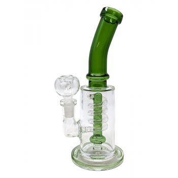 9" Coil Perc Water Pipe - Assorted Colors [ZD5]